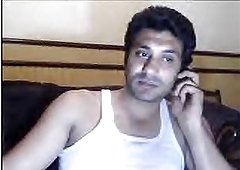 Pakistani Guy Farhan jerking on live camera