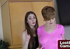 Strip Pirate Penguins Winners Spank Her Cheeks And Make Her Smile In Steamy Lesbian Lost Bet Game