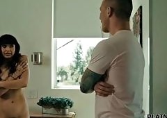 Beca Barbie And Bec The Barbie Catch Him Peeking At Their Naughty Shenanigans Then Pound His