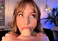 Blonde Cosplay Babe Pursues Pleasure and Desire