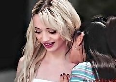 Pierced Lesbian Tutor Tribs Her