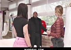 Sladyen Skaya, Helena Valle and Aaron Rock Ignite a Hardcore Threesome Pounding with Big Cock Blowjob