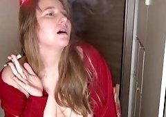 Sensual Lotuses Public Lesbian Smoke
