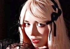 Big Tits Anime Cosplayer Masturbates Solo
