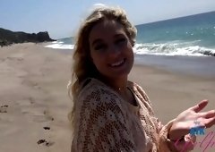Video of River Lynn teasing and getting fucked by the sea. HD