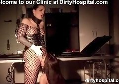 Fill me up, doctor! Eve Angel and Black Angelika for DirtyHospital