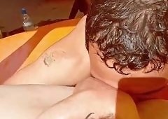Guy Fucks Ebony Shemales Pussy