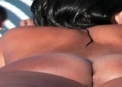 Perfect tits and ass on this beautiful teen nudist