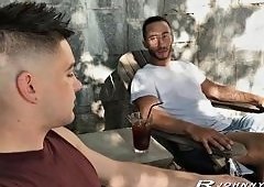 Johnny Rapid and Xavier Swap Massive Big-Cocks and Bareback Pound Each Other Raw