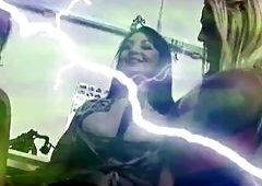 Amy Anderssen, Anaya Leon Hannah Callows Busty Lingerie Threesome Pounding Hard