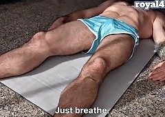 Big Cock Yoga for Big Tits Stepmom