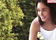 Ginebra Belluccis Bushy Pussy Pounded by Bo Tingley Outdoors