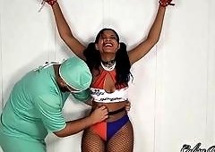 Brunette Teen Tickle BDSM