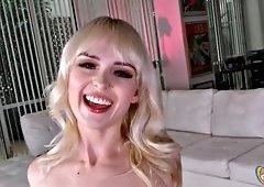 Blondes Tease Seductively Before Demanding Cock Worship in Intimate POV Casting Session Emma Butt,