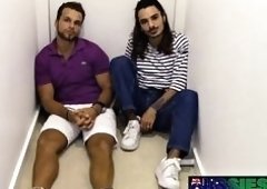Feminine Twink Bottom Yanis Gets His Tight Ass Wrecked by Ripped Jock Valentino in Brutal