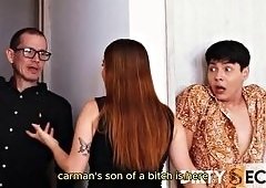 Cougar Hannah Miller Pounds Lil Timy as EricKartmands and MrGarrison Watch