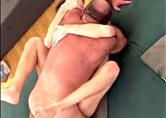 Hairy Gay Grandpa BabethePigboi Cums Relentlessly
